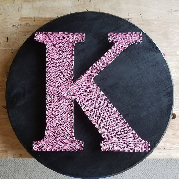 Monogram String Art Board